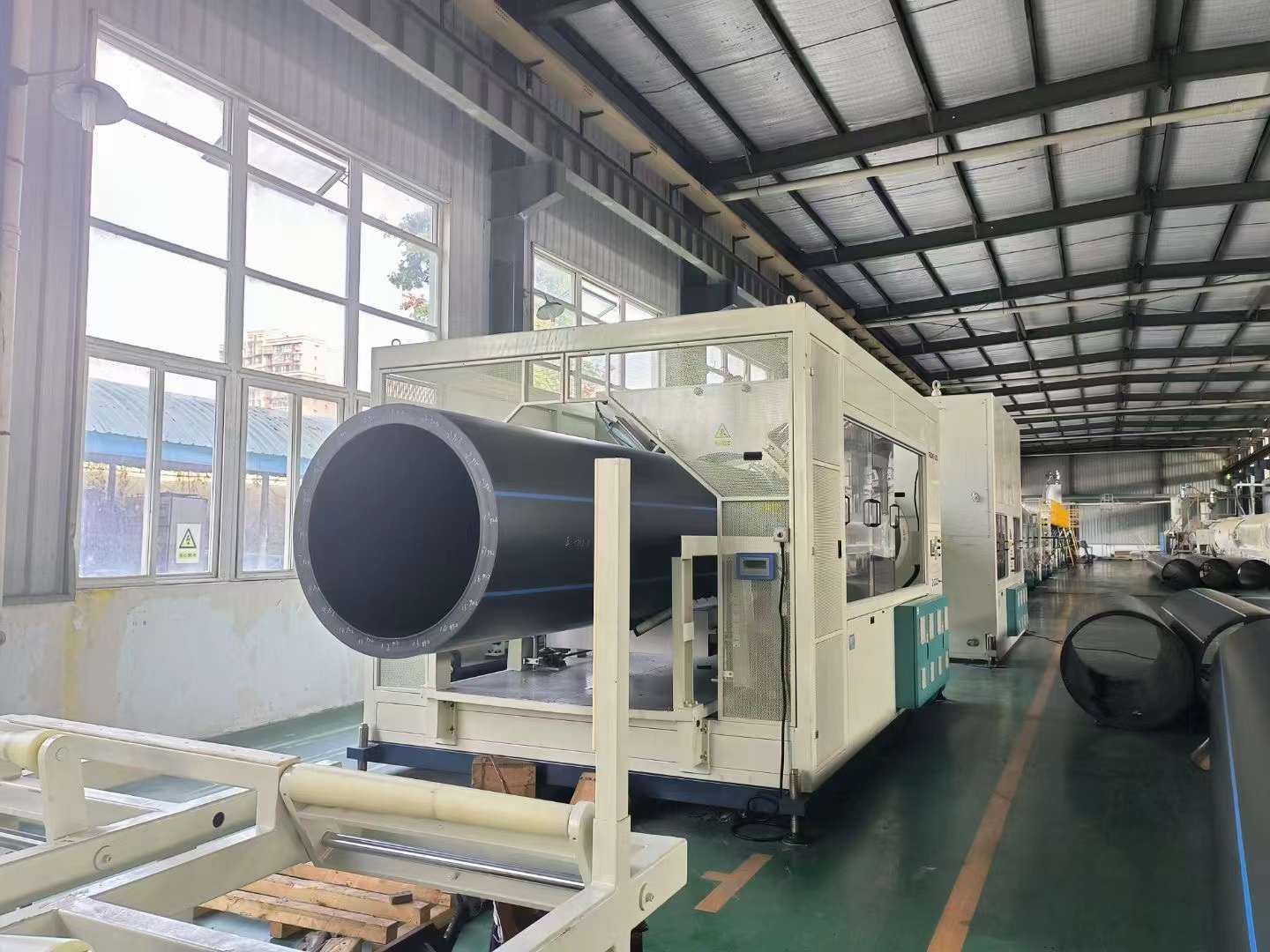 HDPE-rör med högre diameter och kylningsproblem