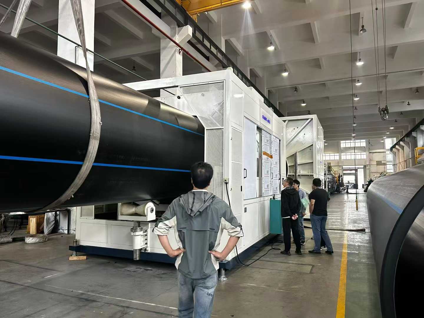 Nyckelpunkter för startutrustning och produktionsteknik för PE-rör med stora diametrar över 2000 mm